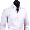 Белая мужская рубашка slim fit купить