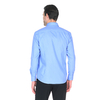 Голубая мужская рубашка с длинным рукавом Rvvaldi 8005-47