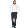 Белая приталенная мужская рубашка Venturo 6001-01
