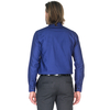 Синяя приталенная мужская рубашка Venturo 8049-03