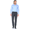 Голубая приталенная мужская рубашка Venturo 8103-01Z под запонки