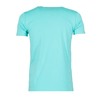 Мужская футболка Rvvaldi rf-2120-01 бирюзового цвета с рисунком