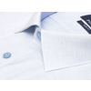 Бледно-голубая приталенная рубашка  с коротким рукавом-2